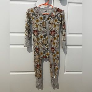 Bamboo footed onesie